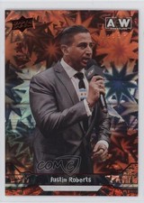 2023 Upper Deck AEW All Elite Wrestling Crew Dynamite /249 Justin Roberts 0nr3