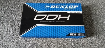 Dunlop Sport DDH Titanium Distance Golfbälle 14 Bälle Neu