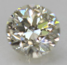 Certified 0.52 Carat H Color VVS1 Round Brilliant Natural Loose Diamond 5.11mm