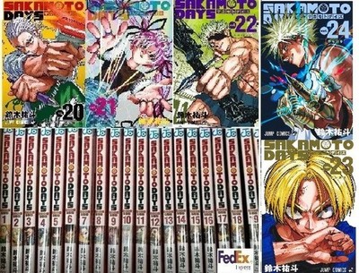 USED SAKAMOTO DAYS vol.1-24 set Latest volume manga comics