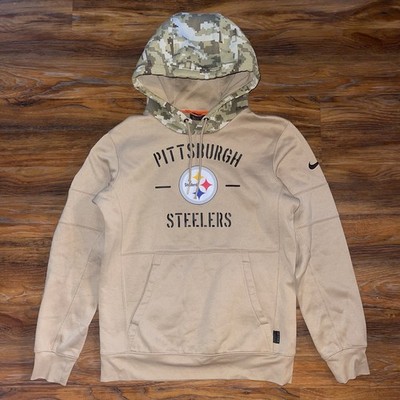Nike Salute Pittsburgh Steelers Camo Hoodie Nike Men's Pittsburgh