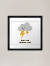 Listing image for Rowdy Makes Trouble With The Power Framed Wall Art Poster Canvas Print Picture