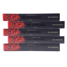  Lot of 5 Nespresso Original Line Ispirazione Italiana Napoli Capsules 50ct