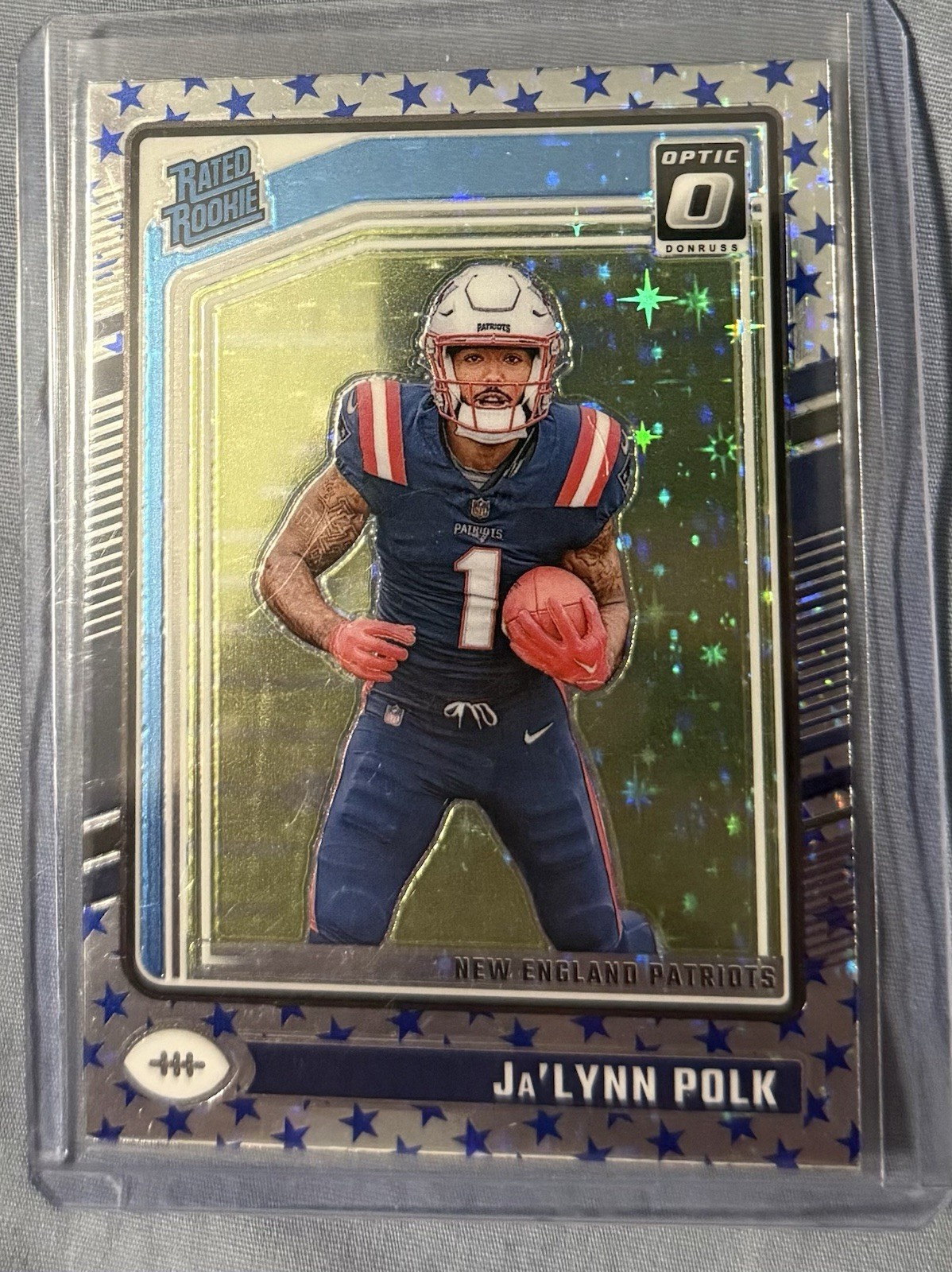 2024 Panini Donruss Optic - Rated Rookie Ja'Lynn Polk #240 Stars Prizm (RC)