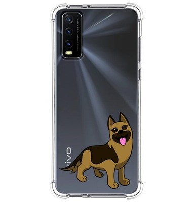 Custodia In Silicone Trasparente Per TCL 20 SE Design Cani 03 Disegni