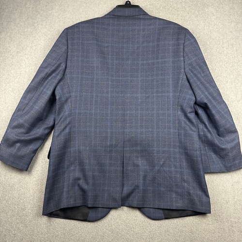 Cremieux Loro Piana Blazer Herren 40 S Blau Fensterscheibe Wolle Zwei Knopf Sport Mantel - Bild 6 von 10
