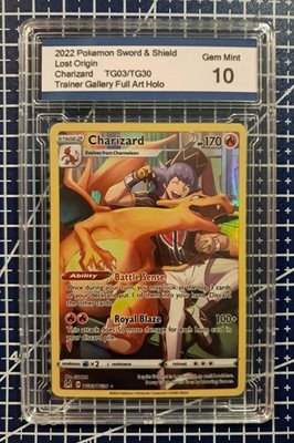 2022 Pokemon Sword & Shield Lost Origin Charizard PSA 10 #TG03 | eBay