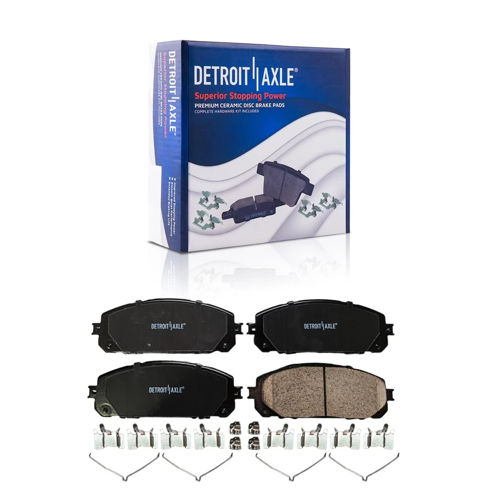 Rotores de disco delanteros + pastillas de freno de cerámica para Jeep Cherokee 2016 2017 2018-2023 Foto 4 de 4