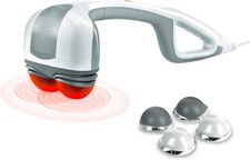 Homedics Back Massager - Heated Automatic Percussion Back, Body and Neck Massage