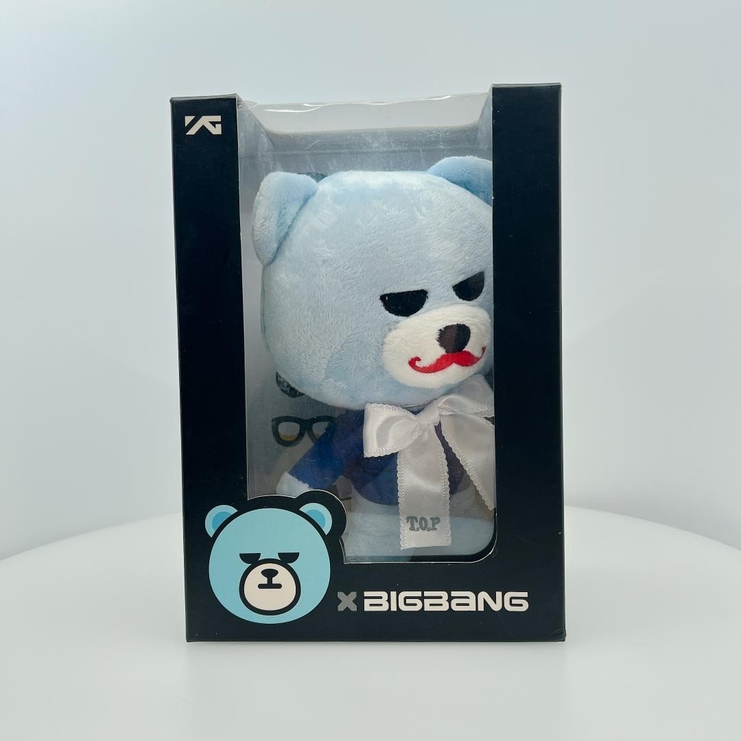 BIGBANG KRUNK T.O.Pタプ　ぬいぐるみ　DOOM DADA KRUNK BIGBANG Official YG Bear Plush Toy T.O.P TOP Blue DOOM DADA