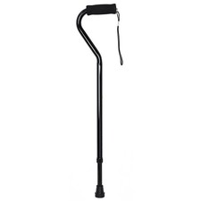 McKesson Offset Cane, Aluminum, 30 to 39 Inch Height