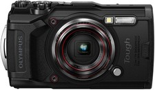 Olympus Tough TG-6 Waterproof Digital Camera, Black Renewed