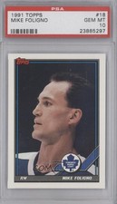 1991-92 Topps Mike Foligno #18 PSA 10 GEM MT 0q3