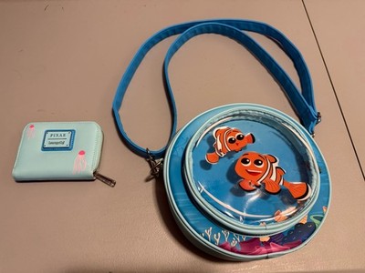 Loungefly Disney Pixar Finding Nemo Circle Purse With Wallet