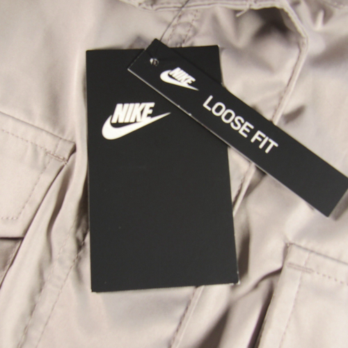 Nike Jacket Womens Medium Gray Front Snap Multi Pocket Full Zip Utility Swoosh - Picture 8 of 13