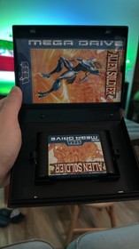 Alien Soldier SEGA Mega Drive Genesis 16 Bit Game Card with EUR Box & Manual