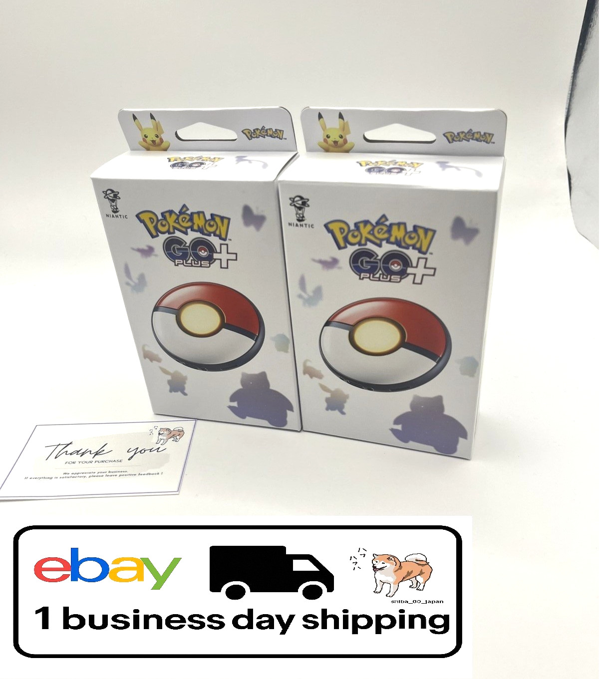 NEW Pokemon GO Plus + 2023 Pokemon Center Set of 2 Units 1day shipping