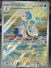Primarina 088/084 IR NM Pitch Black (PBL) Illustrazione Carta Pokemon Rara