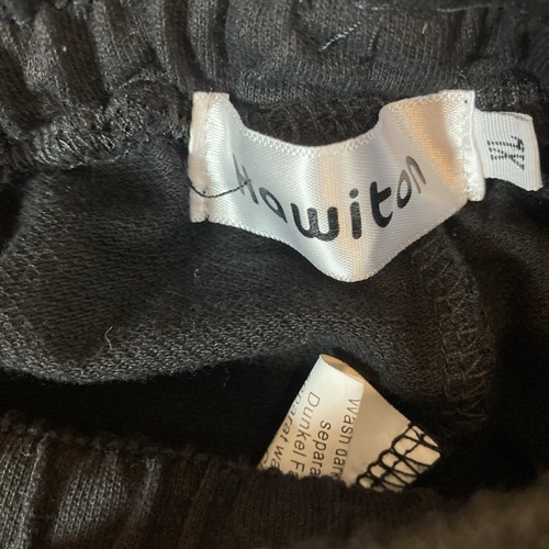 Pantalones Cortos Hawiton Mujer Negros Informales Salón XL 100% Algodón Bolsillos con Cordón - Imagen 3 de 10
