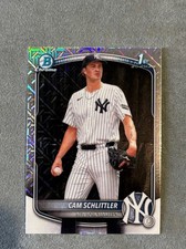 2025 Bowman Chrome Mega Box CAM SCHLITTLER 1st Bowman #BCP-166 Mojo Refractor