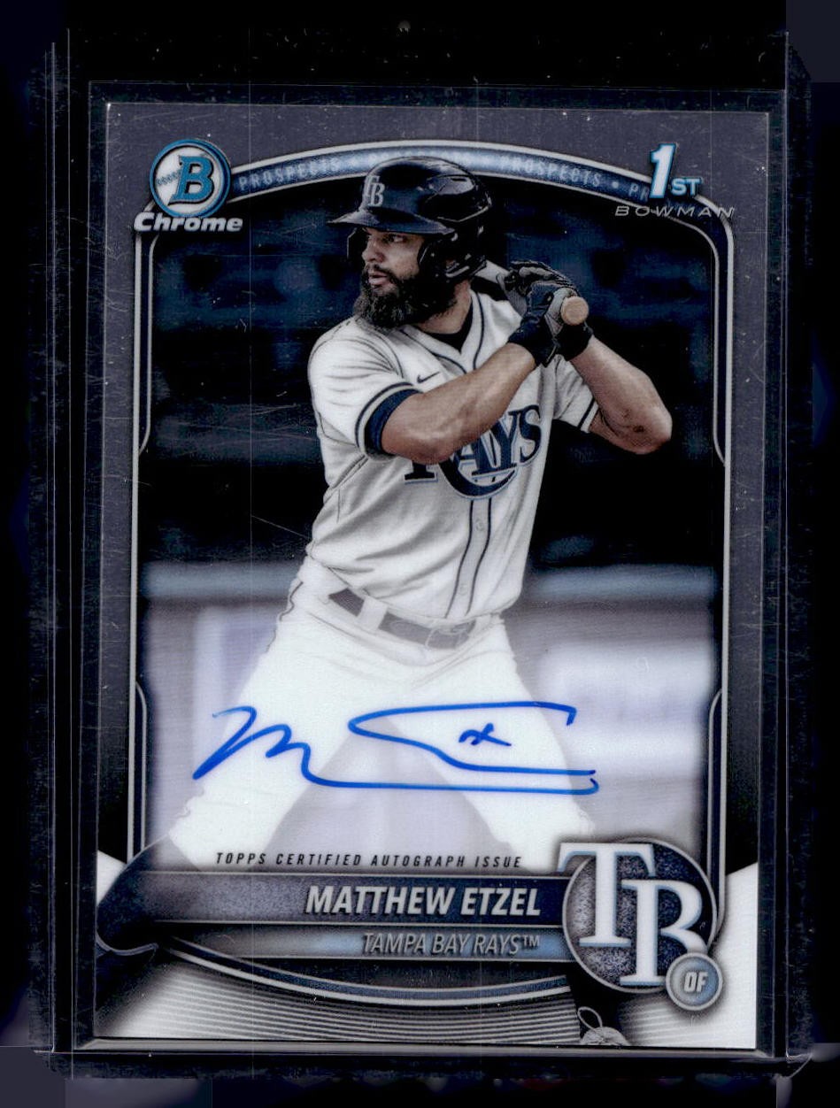2025 Bowman Chrome #CPA-ME Matthew Etzel Prospect Autographs