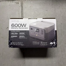 EcoFlow RIVER 2 300W 256Wh Portable Power Station - Black