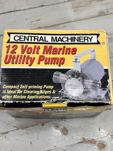 Bomba utilitaria de sentina Central Machinery 12 voltios 240 GPH 65 vatios #09576 autocebante - Imagen 3 de 6