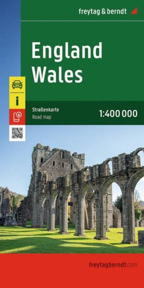 Freytag & Berndt ~ England - Wales, Straßenkarte 1:400.000, fr ... 9783707924077