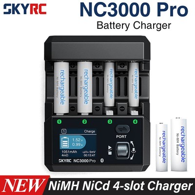 SkyRC NC3000 Pro NiMH NiCd Battery Charger LED APP Control Smart Battery Charger