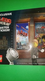 LEGO Sticker Promo for Palace Cinema 10232 The LEGO Movie Poster for Theater