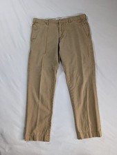 Polo Ralph Lauren Men's 100 Cotton Flat Front Chino Pants Khaki Tan 36x30