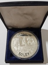 ALBANIEN 50 Leke 1987 Silver 168,15 gr 925