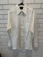 Vintage 70s Sears Mens Store Floral Print Long Sleeve Disco Shirt Size 16/34
