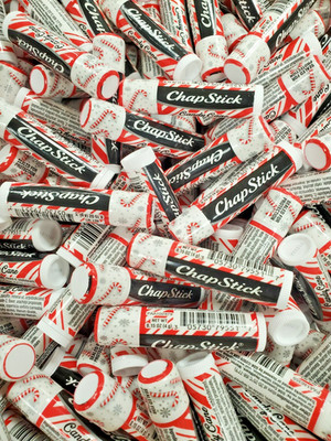 Chapstick Candy Cane Peppermint Lip Balm 0.15 oz. ea. *CHOOSE QUANTITY* (5517)