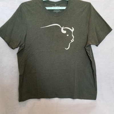 BUFFALO TRACE DISTILLERY Kentucky Bourbon S/S T-Shirt Heather Green Size XXXL