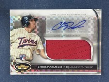 2012 Finest Xfractor Chris Parmelee Autograph Jersey Twins /299