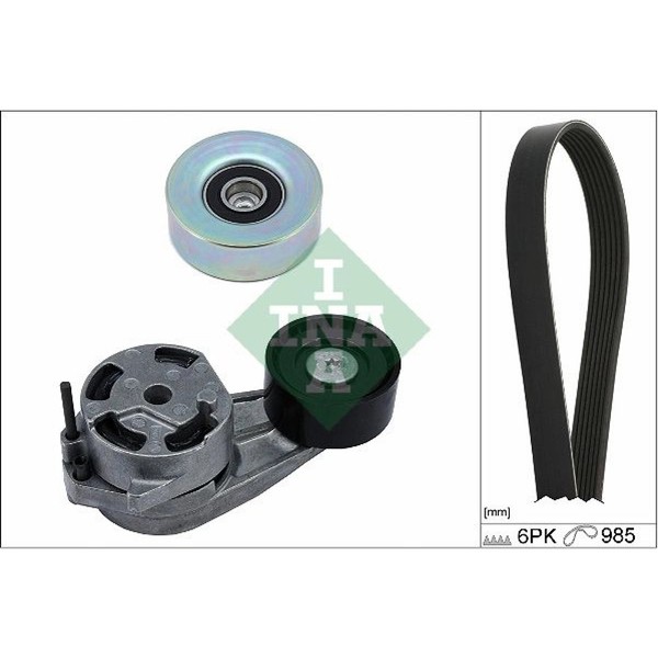 INA 529 0482 11 Keilrippenriemensatz FüR BMW 1 3 F20 F21 F30 F80 F31-image