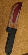 Halloween Costume Bloody Knife Prop Accessory Toy Hard Plastic 14 Inch Horror