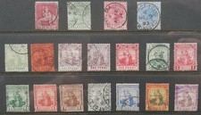 Trinidad & Tobago 1860s - 1923 collection of QV & Britannia used stamps