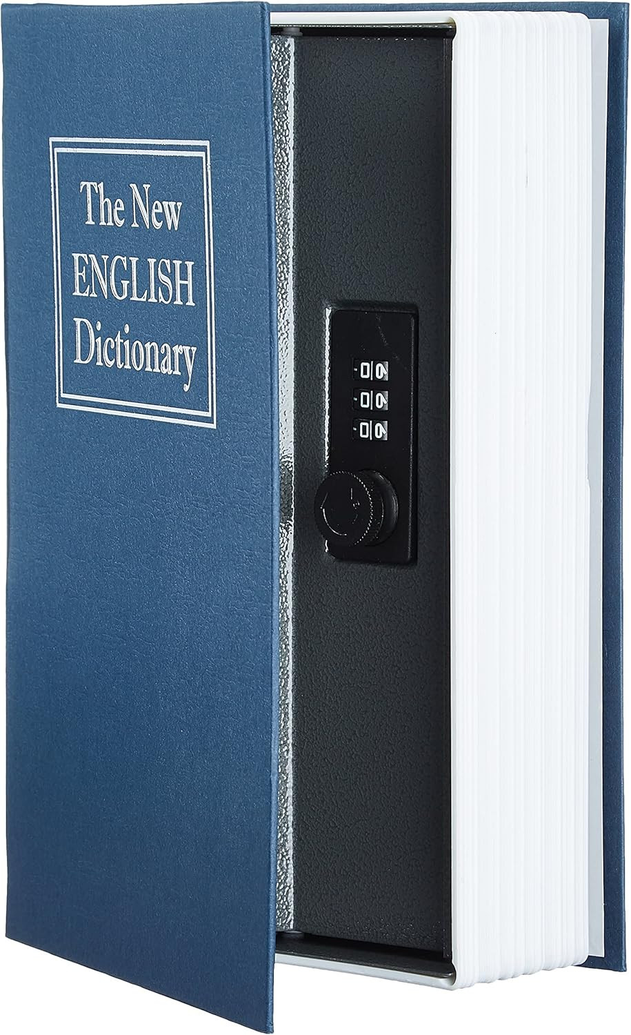 Dizionario Segreto Blu Grande: Cassaforte Invisibile con Combinazione