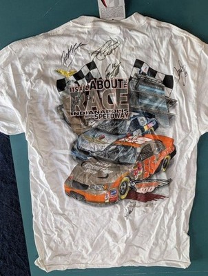 2003 Chase Brickyard 400 NASCAR  Signed T-Shirt Small