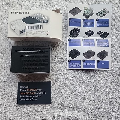 iUNiker Case Cover ABS Enclosure For Raspberry Pi 3 Model B Pi 2 B / B+ NIB