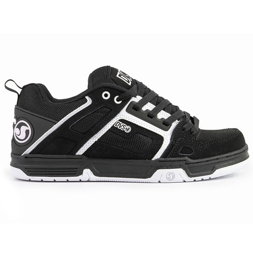Zapatillas deportivas DVS Comanche de caña baja para hombre negras/blancas (972)