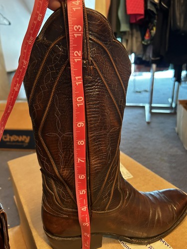 RJ Foley vintage handmade USA leather cowboy Western boots men’s 9B - Picture 12 of 13