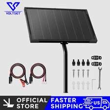 Voltset 10W Solar Battery Charger Kit for Electrical Fence Automatic Gate Opener