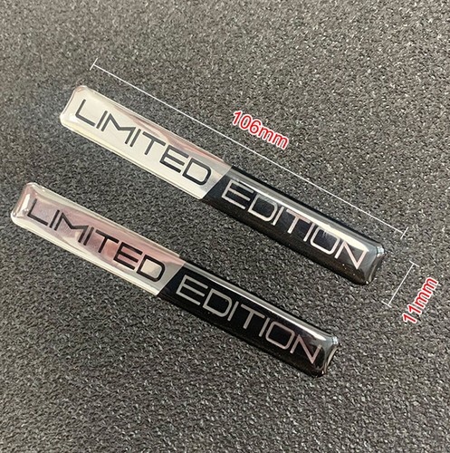 2pcs Limited Edition Logo Car 3D Sticker Emblem Badge Decal Trim Accessories - Picture 5 of 10