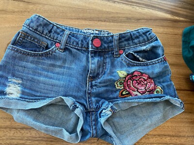 DESIGUAL Girls Denim Shorts 7-8 122/128 Rose