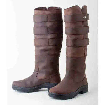 Rhinegold Elite Herren Colorado Leder Landstiefel UK Größe 3