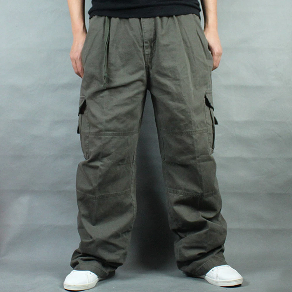 Women's Plus Size Tethered Straight Cargo Pants Straight Wide Leg Loose  Casual | eBay