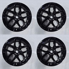19" LAMBORGHINI HURACAN KARI EVO OEM WHEELS RIMS GLOSS BLACK STAGGERED SET